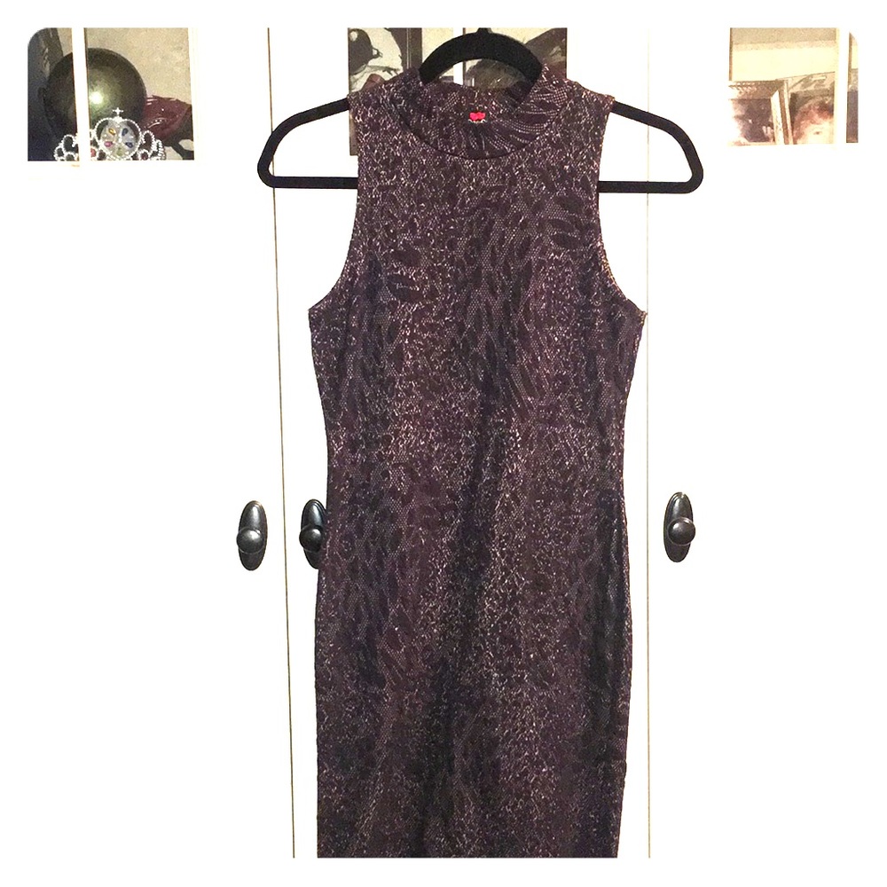 Junior Black and Tan Dress